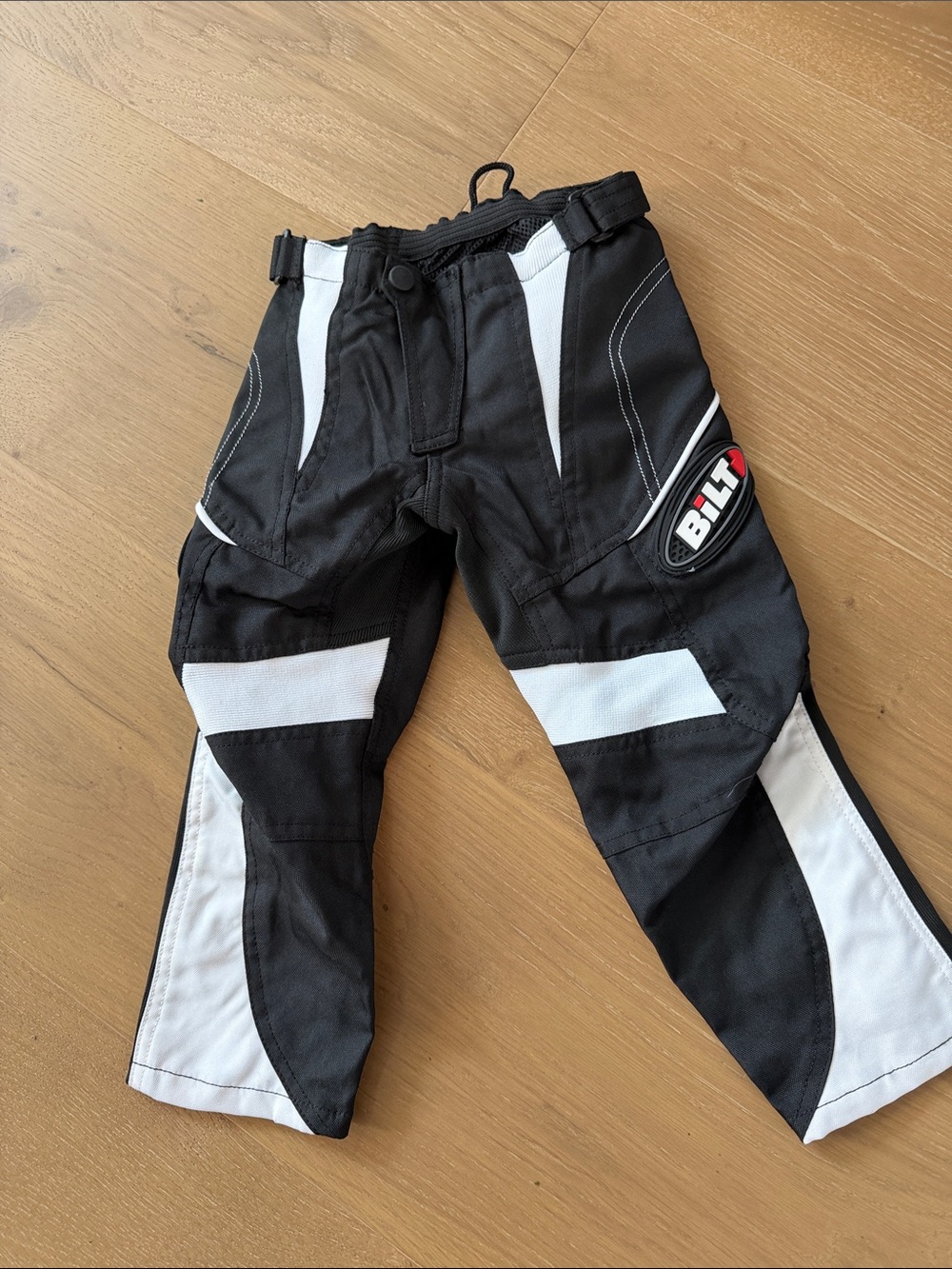 BILT Kids Black & White Cargo Riding Pants